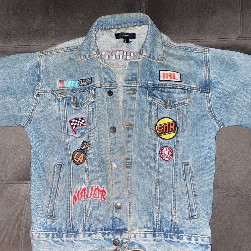 Jean Jacket with patches